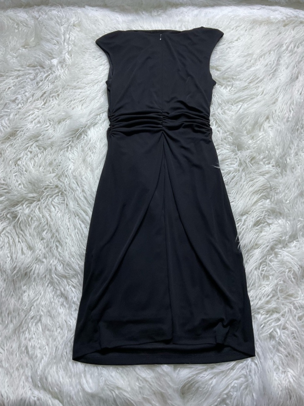 David Meister Ruched Boatneck‎ Sheath Dress - Picture 4 of 4